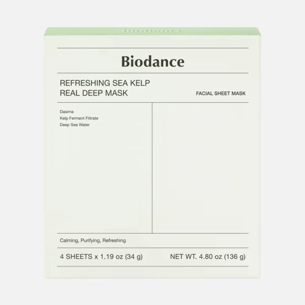 Biodance Refreshing Sea Kelp Real Deep Mask 4 Stück