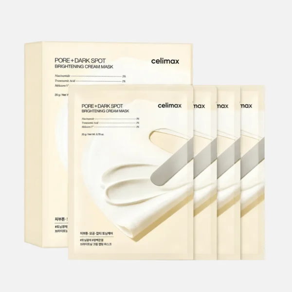Celimax Pore + Dark Spot Brightening Cream Mask 4 Stück