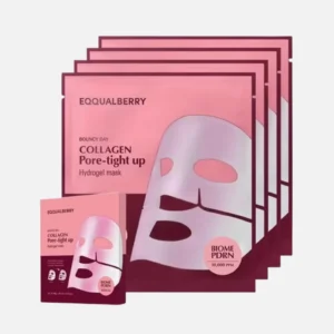 EQQUALBERRY Collagen Pore-Tight Up Hydrogel Mask Pack 4 Stück