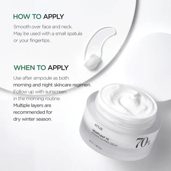 Anua Heartleaf 70% Intense Calming Cream
