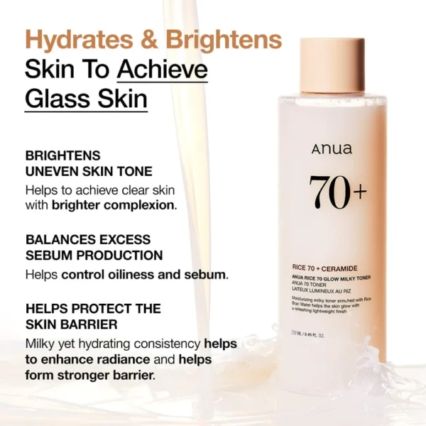 Anua Rice 70 Glow Milky Toner 250ml Anua Rice 70 Glow Milky Toner 250ml