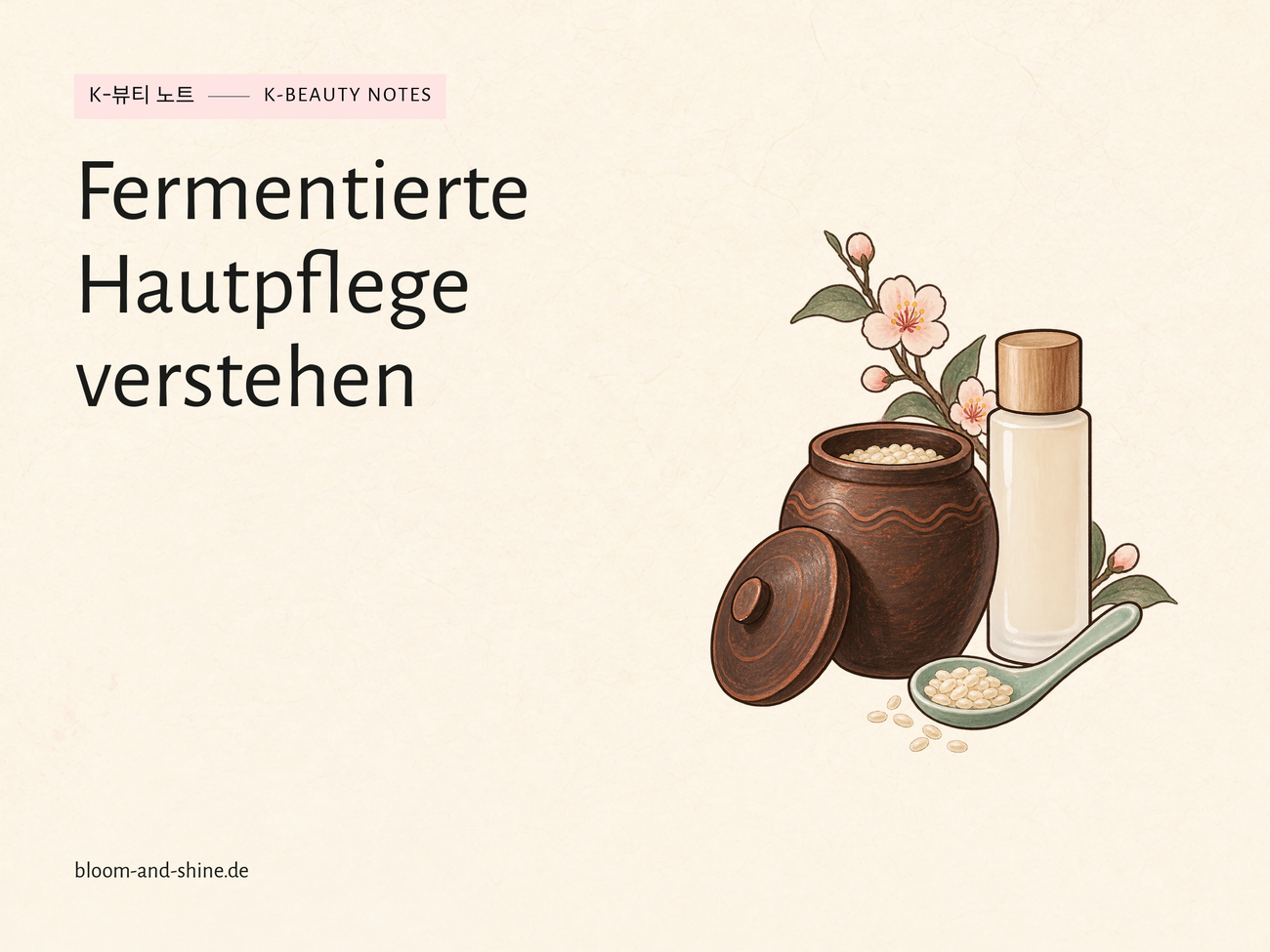 Fermentierte Hautpflege: Was Bifida und Galactomyces bedeuten