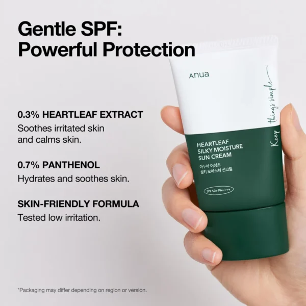 Anua Heartleaf Silky Moisture Sunscreen 50ml Anua Heartleaf Silky Moisture Sunscreen 50ml