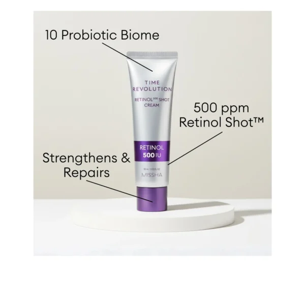 Missha Time Revolution Night Repair Retinol 500 Shot Cream